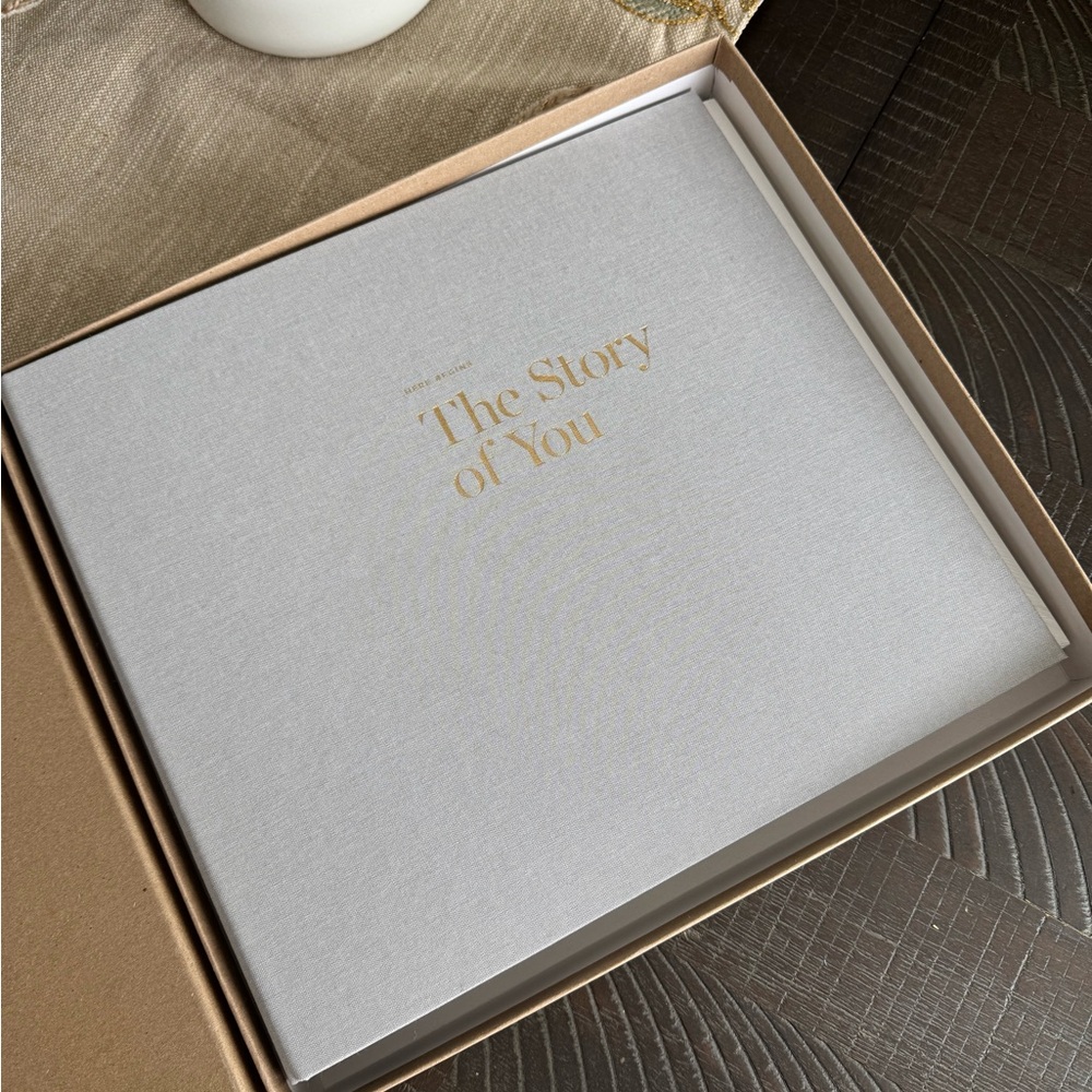 Artifact Uprising Pottery Barn Kids Baby Book NEW “The Story of You”